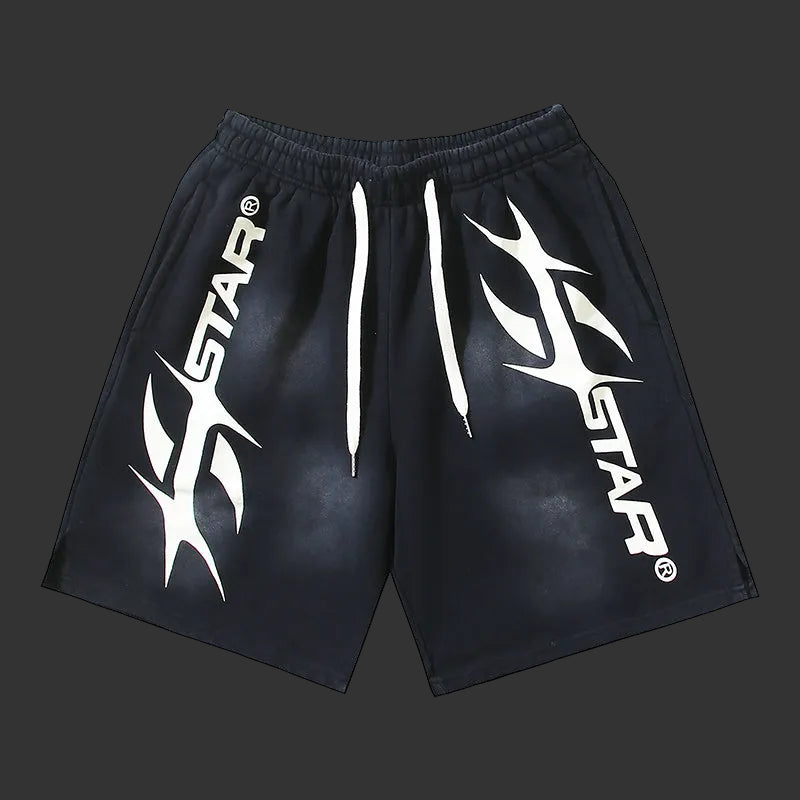 Hellstar 'Star' Tribal Fleece Shorts