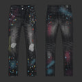 Amiri Skinny Paint Drip Jean