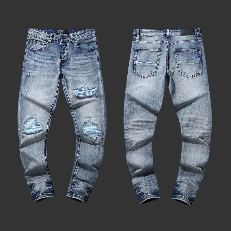 Amiri Skinny MX1 Sky Blue Jean