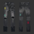 Amiri Skinny Multi-Patch Jean