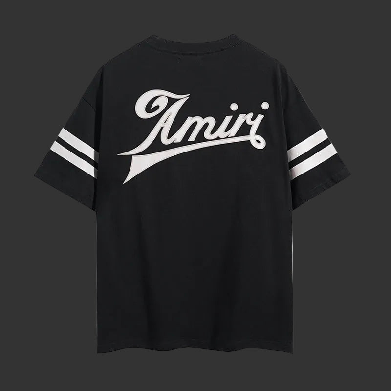 Amiri Script Stripe Jersey Tee