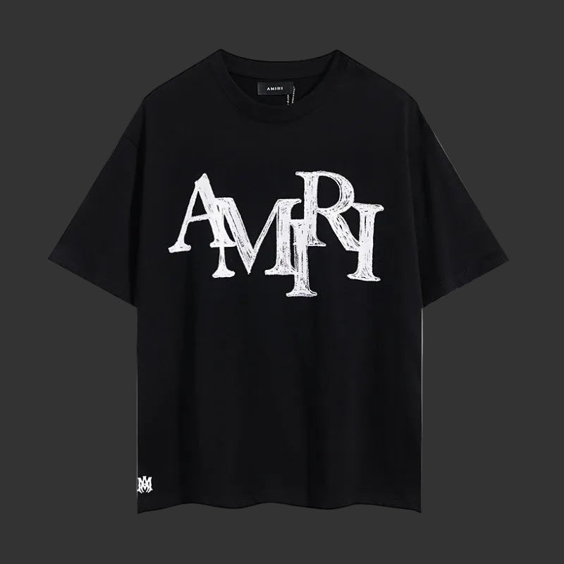 Amiri Sketch Logo Tee (black)