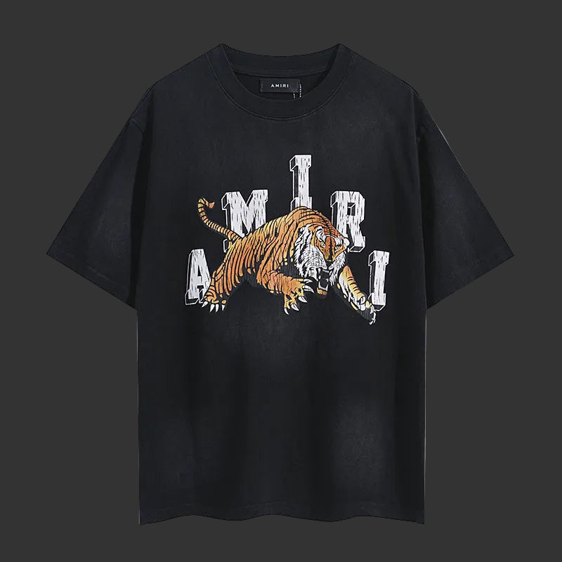 Amiri Tiger Collegiate Tee (black)