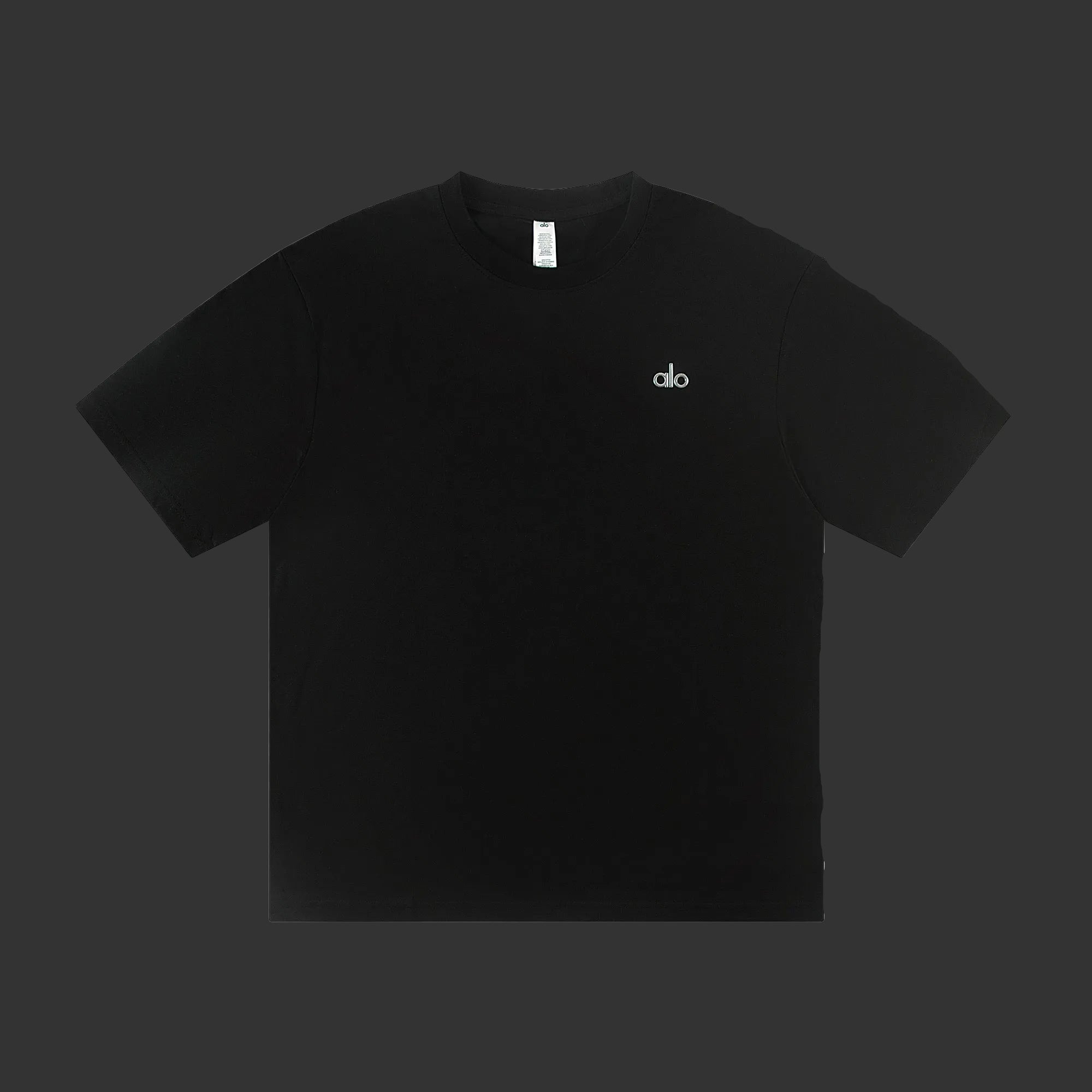 Alo Essential Short Sleeve Street Tee Black