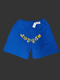 Sp5der Blue And Yellow VVS Sweatshort