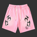 Hellstar Sports Flame Shorts Pink