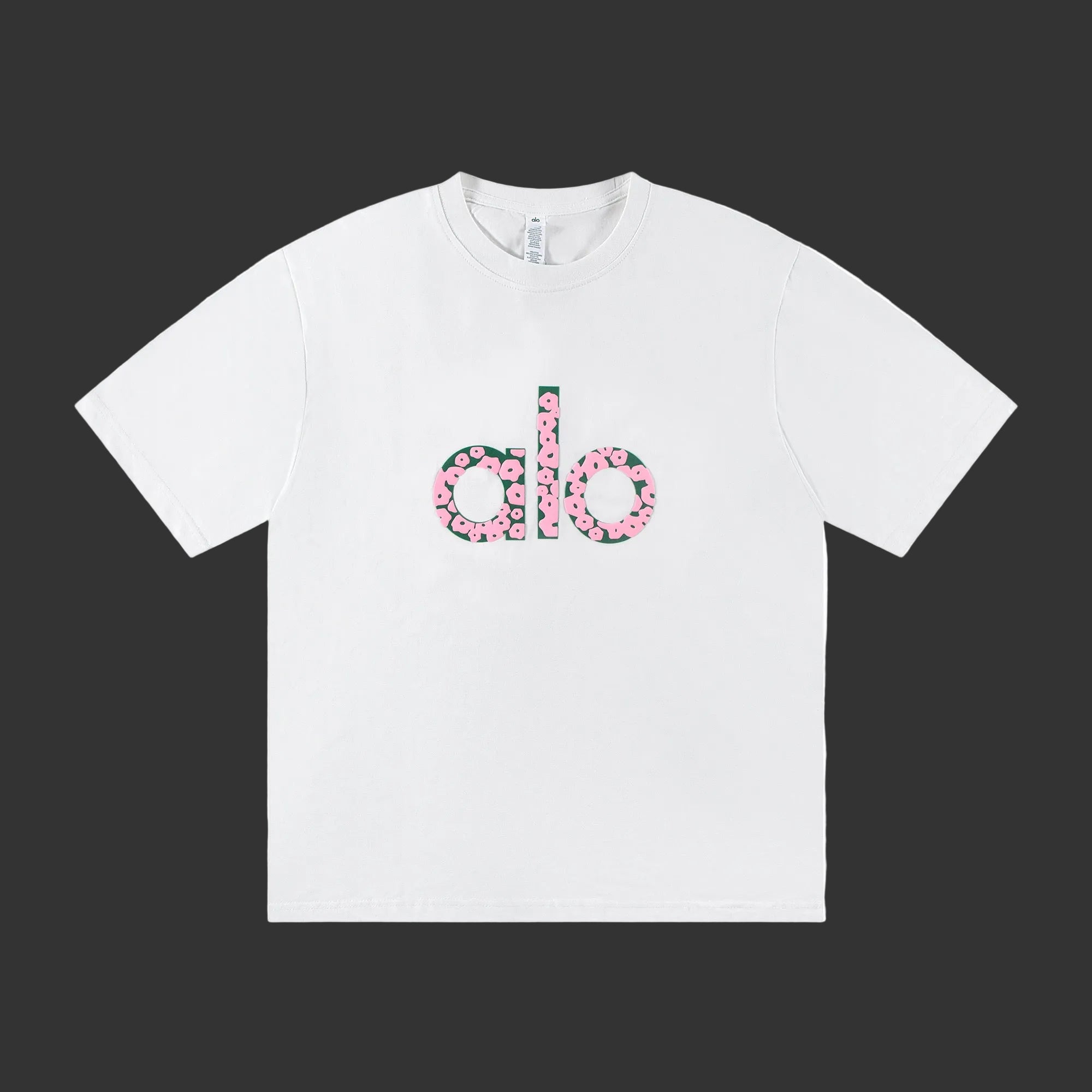 Alo Candy Heart Graphic White Tee