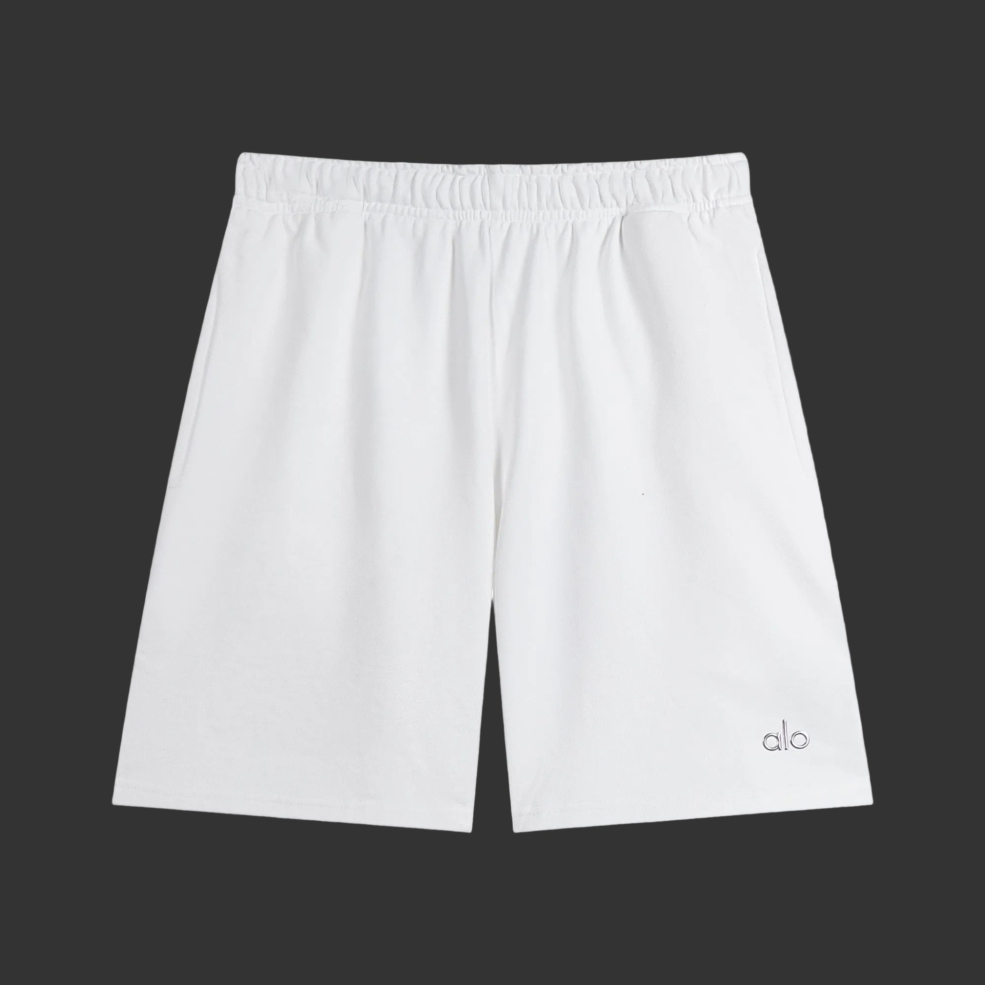 Alo Yoga White Chill Shorts