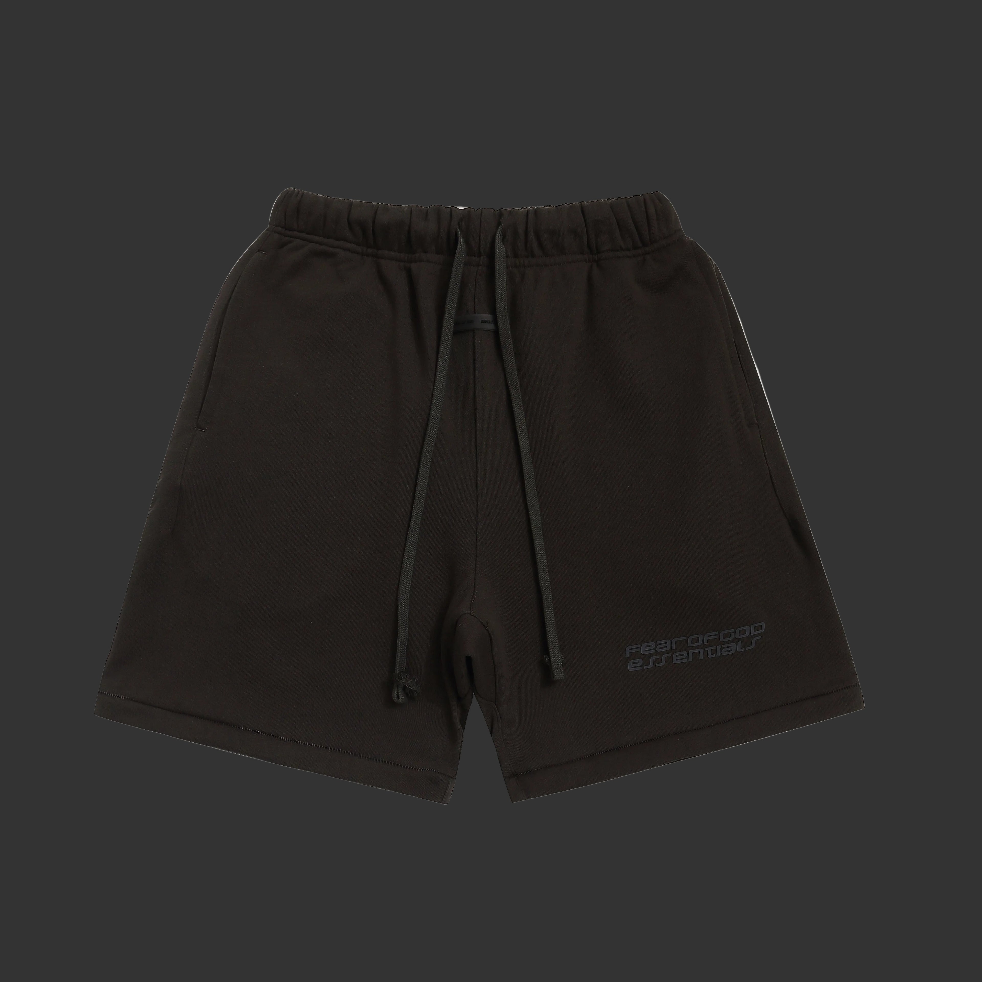 Essentials Classic Short Jet Black (tonal print)