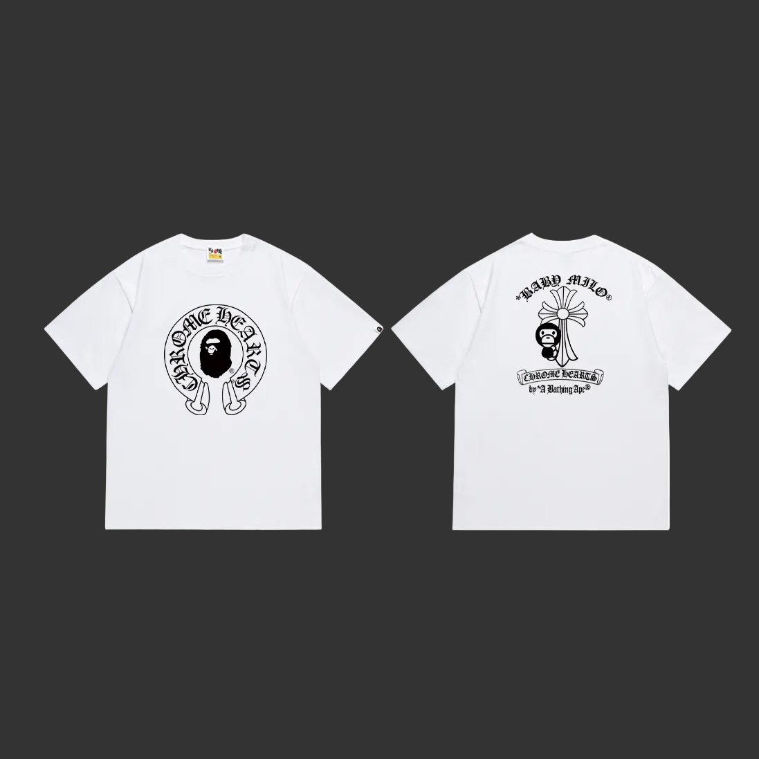 BAPE x CHROME HEARTS "Chrome Bears" BABY MILO TEE