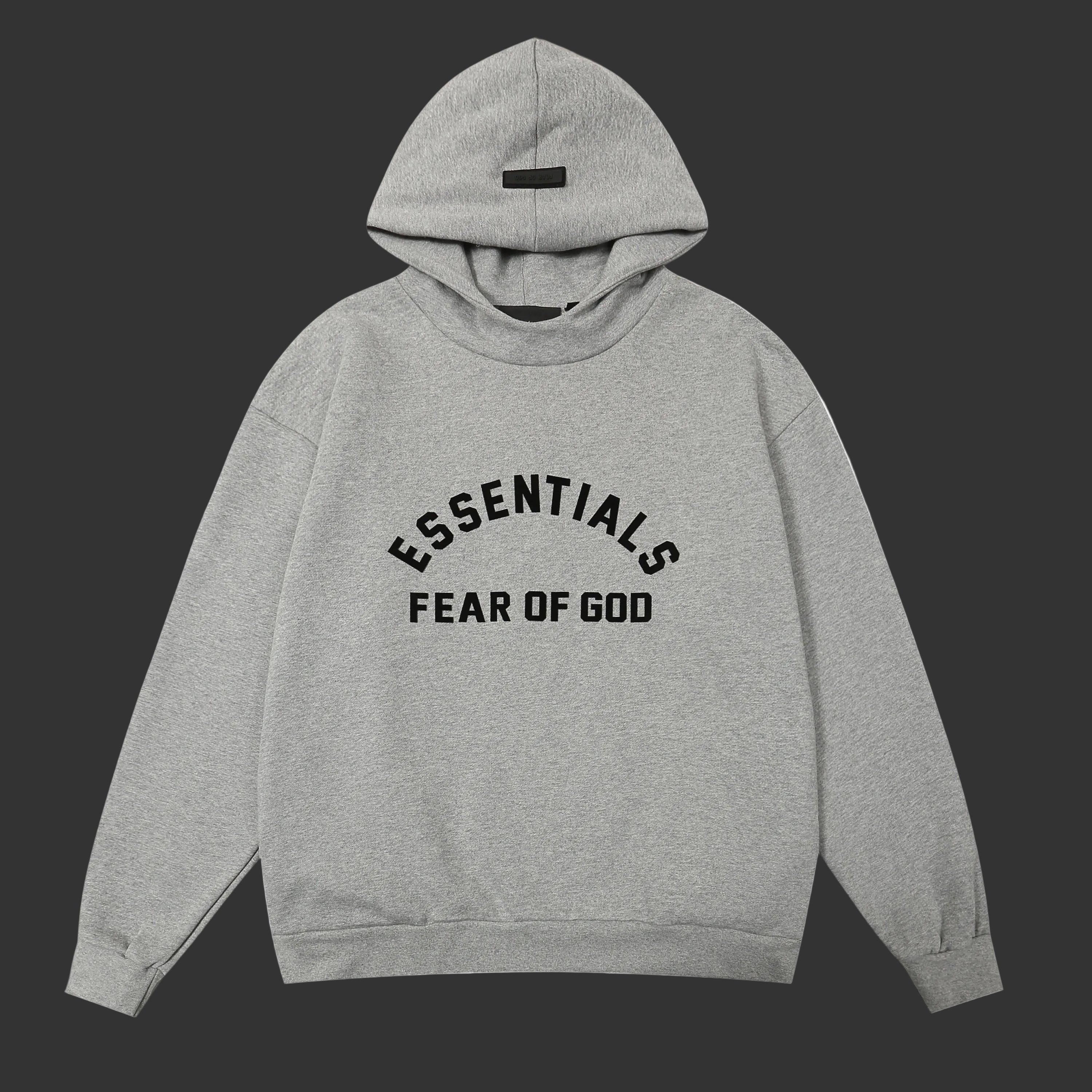 Fear of God Essentials Pullover Hoodie 'Light Heather Oatmeal'