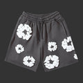 Denim Tears Cotton Wreath Sweat Shorts Slate Grey