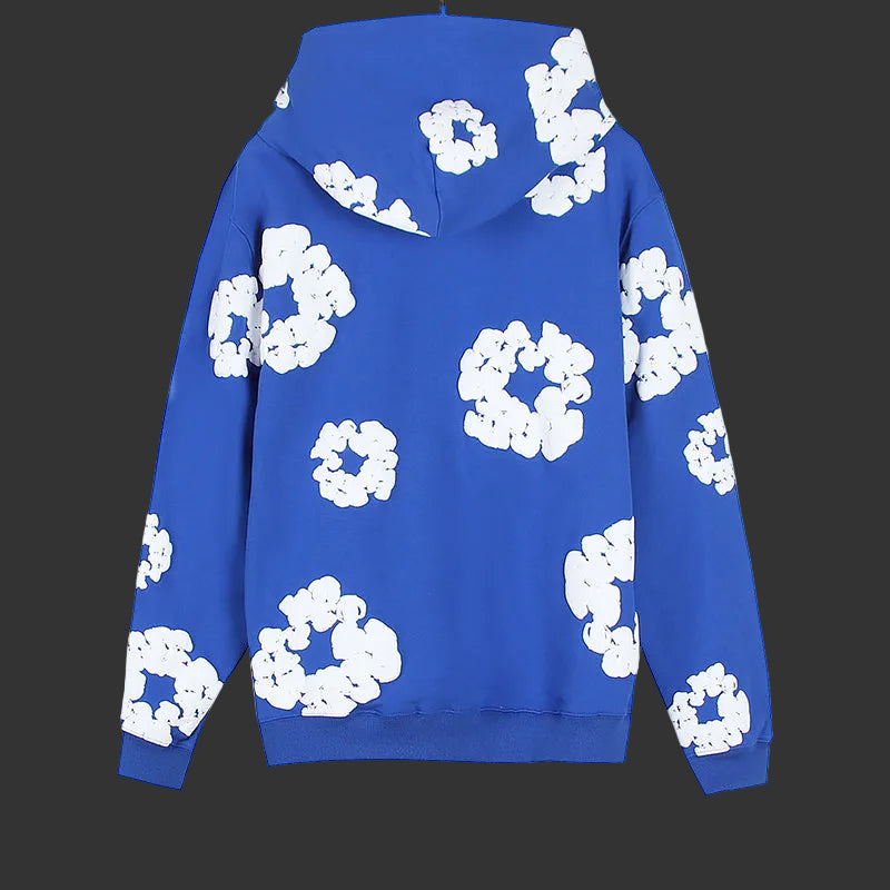 Denim Tears Cotton Wreath Pullover Blue