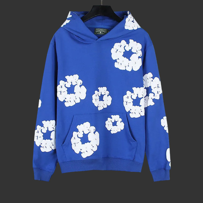Denim Tears Cotton Wreath Pullover Blue