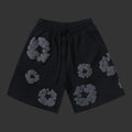 Denim Tears Cotton Wreath Sweat Shorts All Black