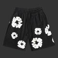 Denim Tears Cotton Wreath Sweat Shorts Black