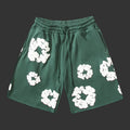 Denim Tears Cotton Wreath Sweat Shorts Green