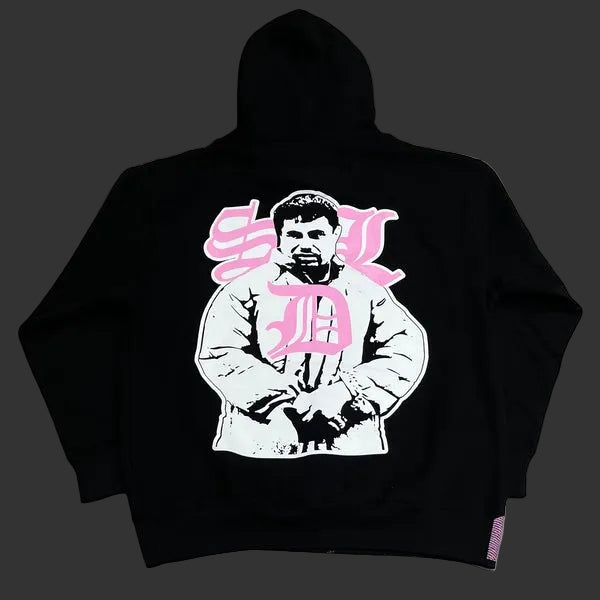 SDL Hoodie Black/Pink