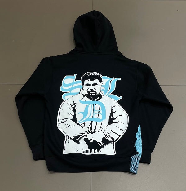 SDL Rhinestone Hoodie Black/Black