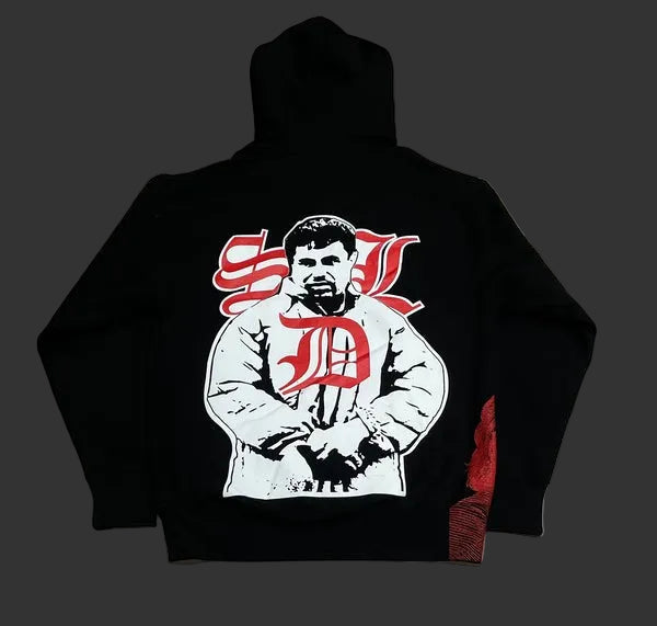 SDL Hoodie Black/Red