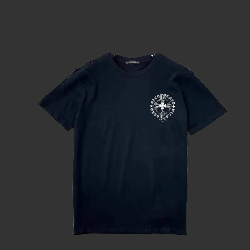 Chrome Hearts Barbed Wire / Blood Cross Back Print Tee (Black)