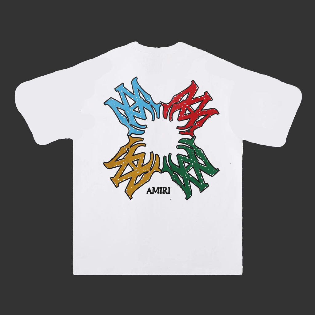 Amiri Multicolor Graffiti Star Tee