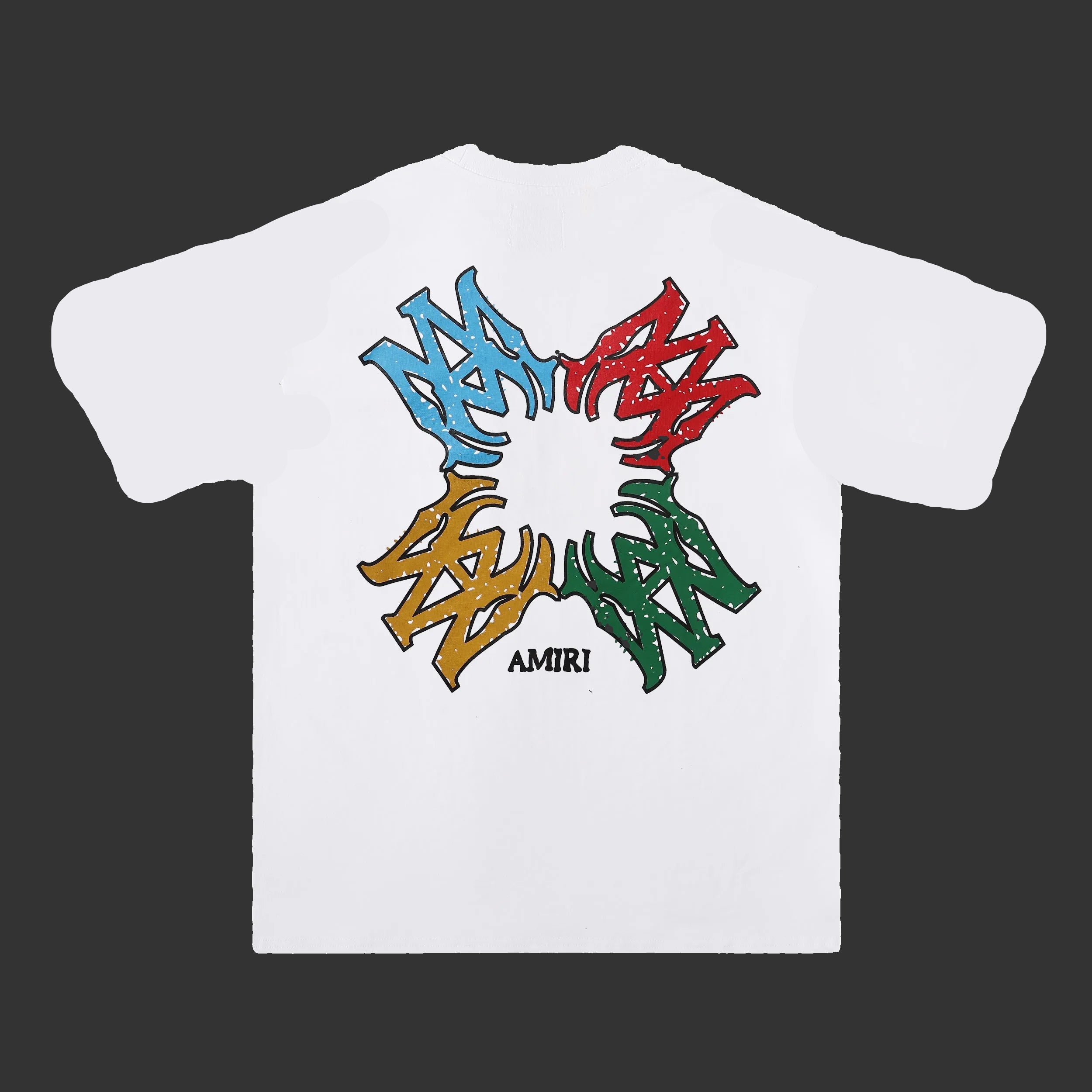 Amiri Multicolor Graffiti Star Tee
