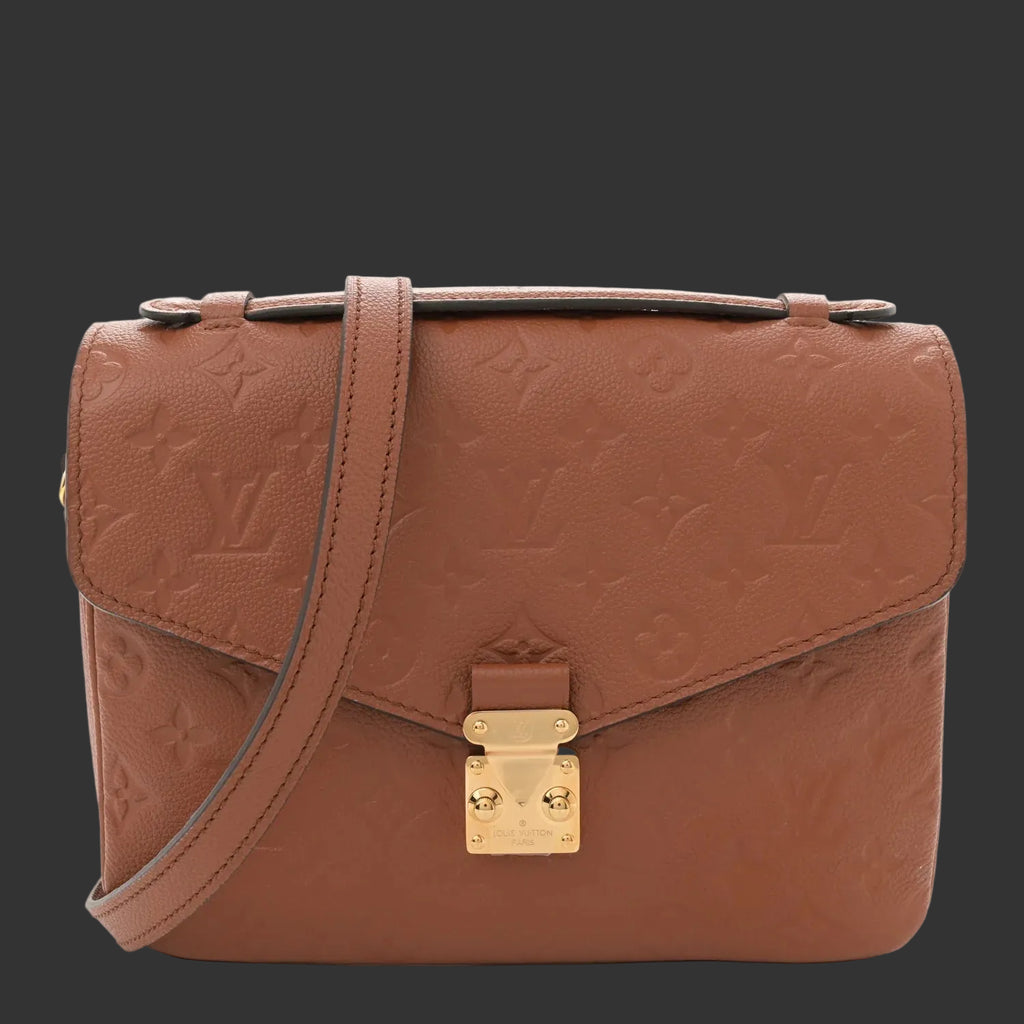 Louis Vuitton “Pochette Métis” – Embossed Lettering Leather