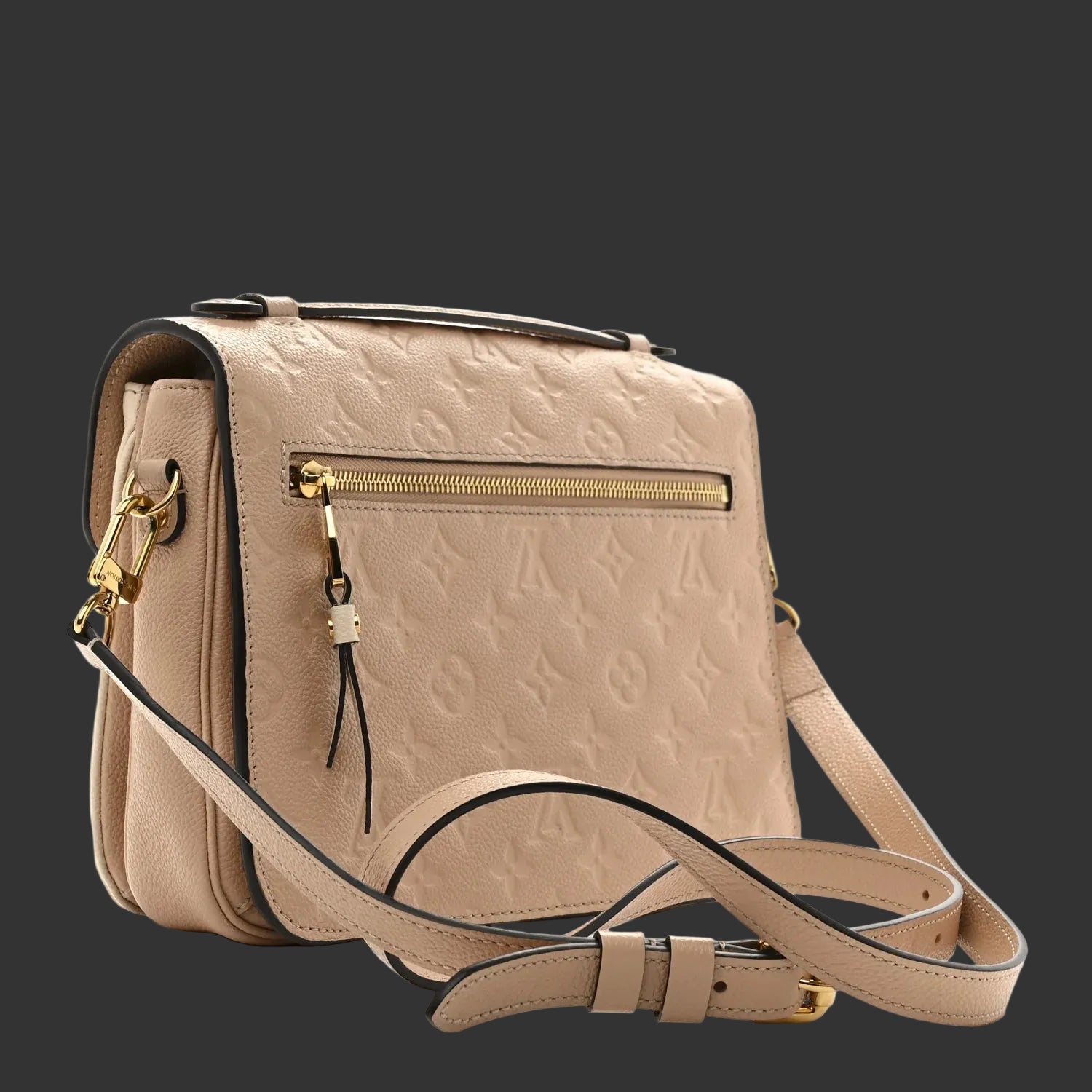 Louis Vuitton “Pochette Métis” – Embossed Lettering Leather