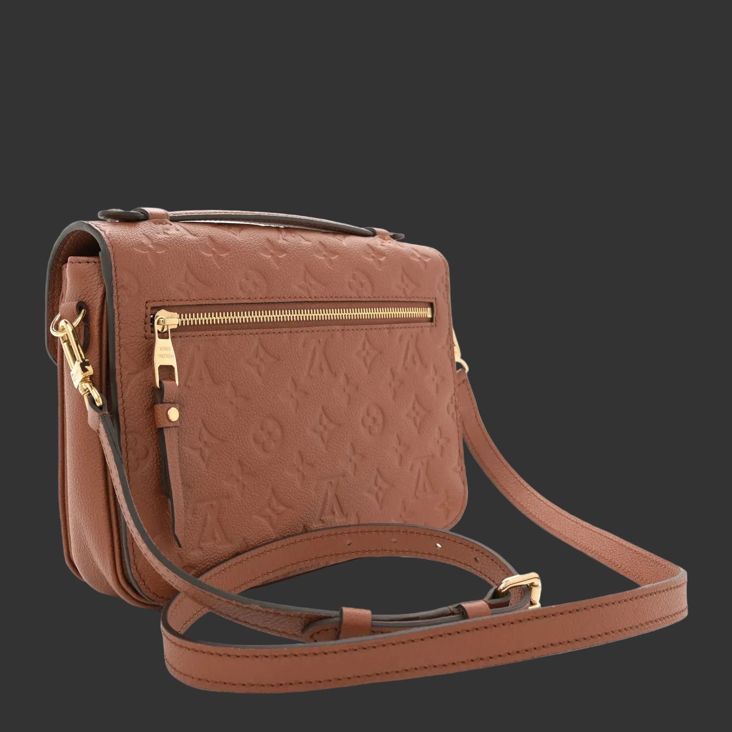 Louis Vuitton “Pochette Métis” – Embossed Lettering Leather