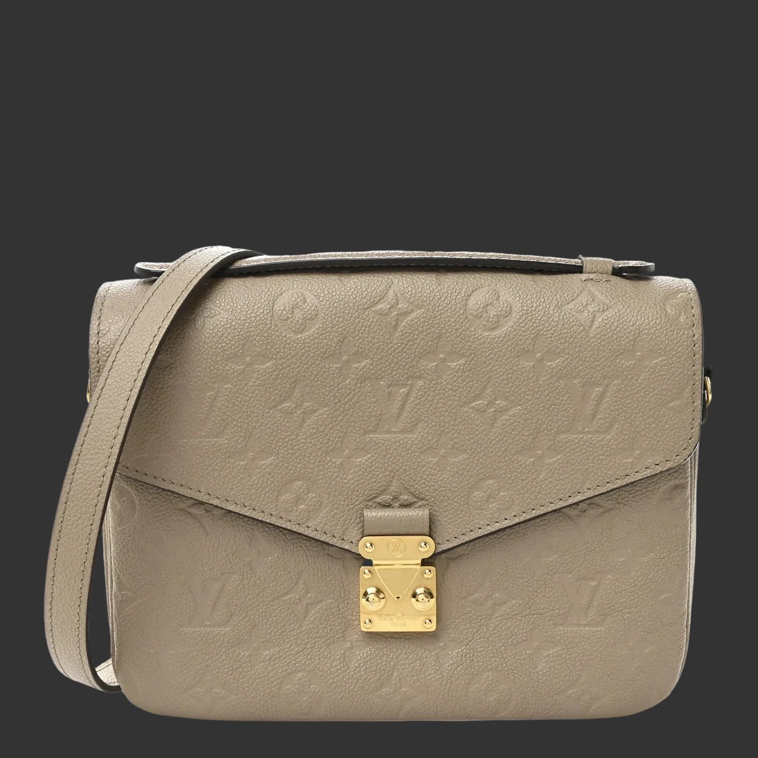Louis Vuitton “Pochette Métis” – Embossed Lettering Leather