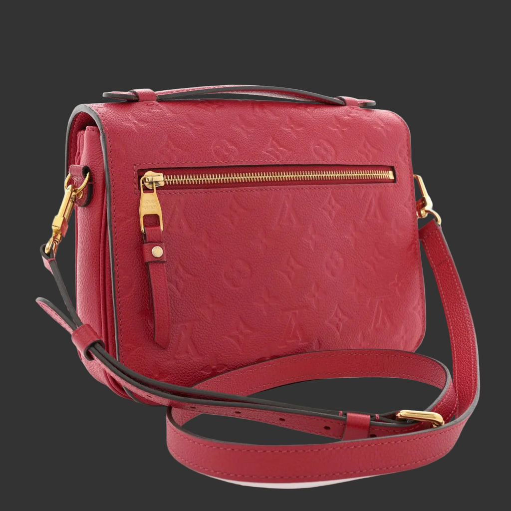 Louis Vuitton “Pochette Métis” – Embossed Lettering Leather