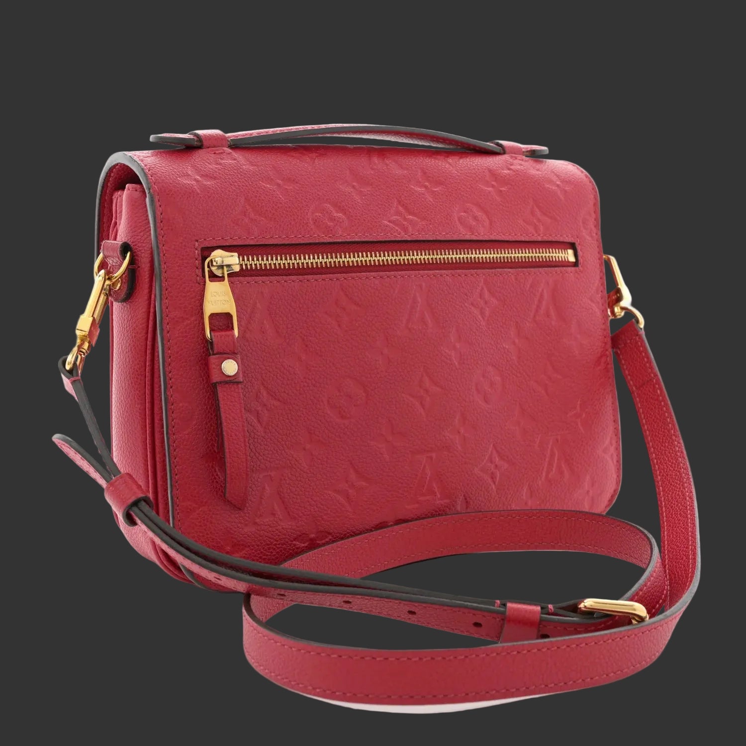 Louis Vuitton “Pochette Métis” – Embossed Lettering Leather
