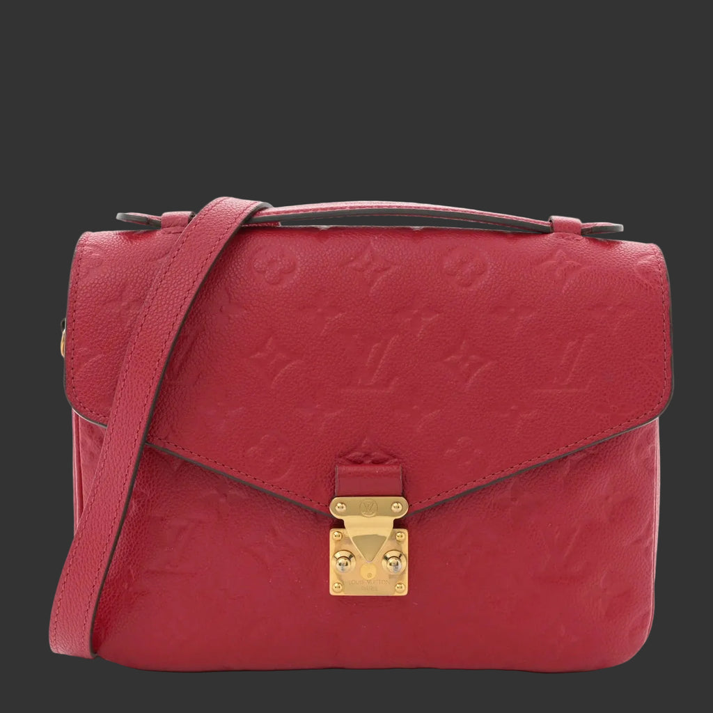 Louis Vuitton “Pochette Métis” – Embossed Lettering Leather