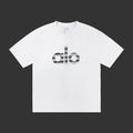 Alo Silver Reflective White Logo Tee
