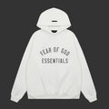 Fear of God Essentials Arch Logo Hoodie 'Light Oatmeal'