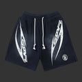 Hellstar Distress 'Star' Yoga Fleece Shorts