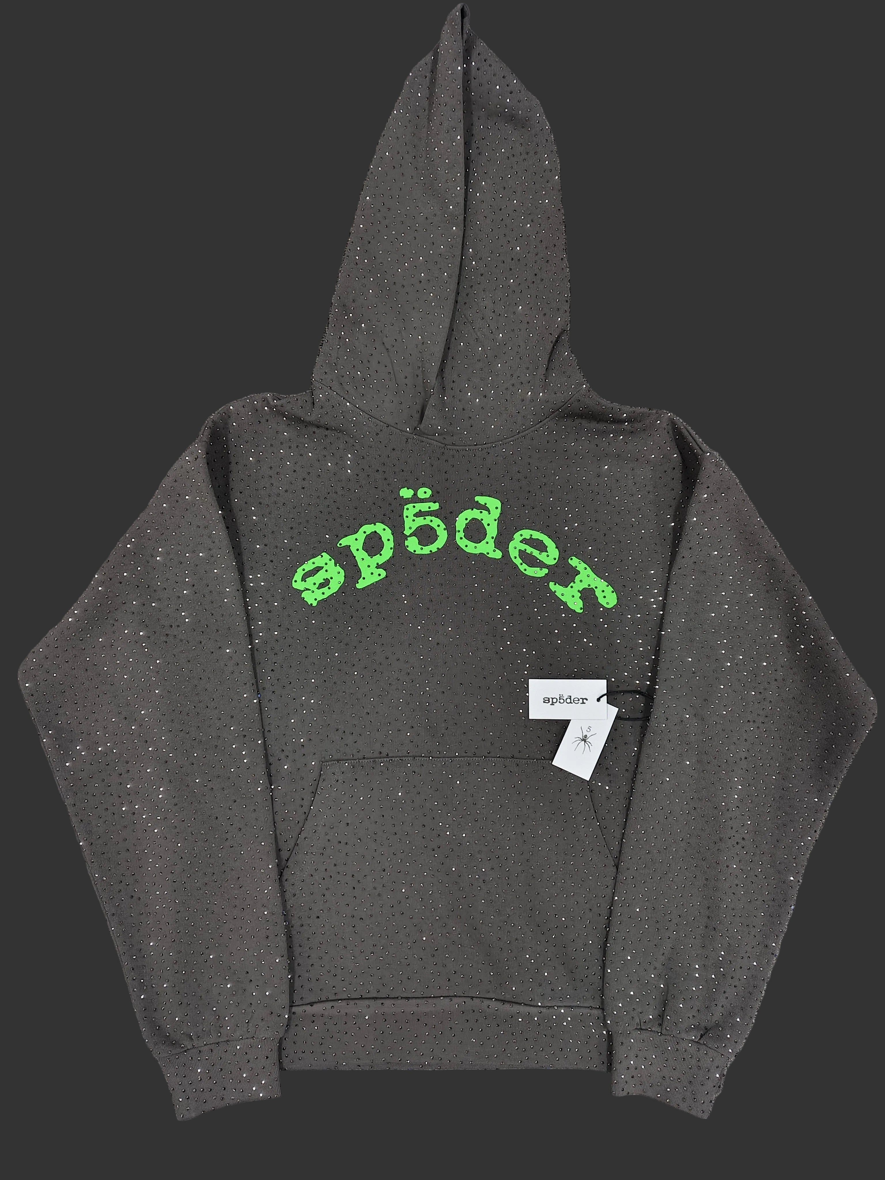 Sp5der Grey VVS Hoodie
