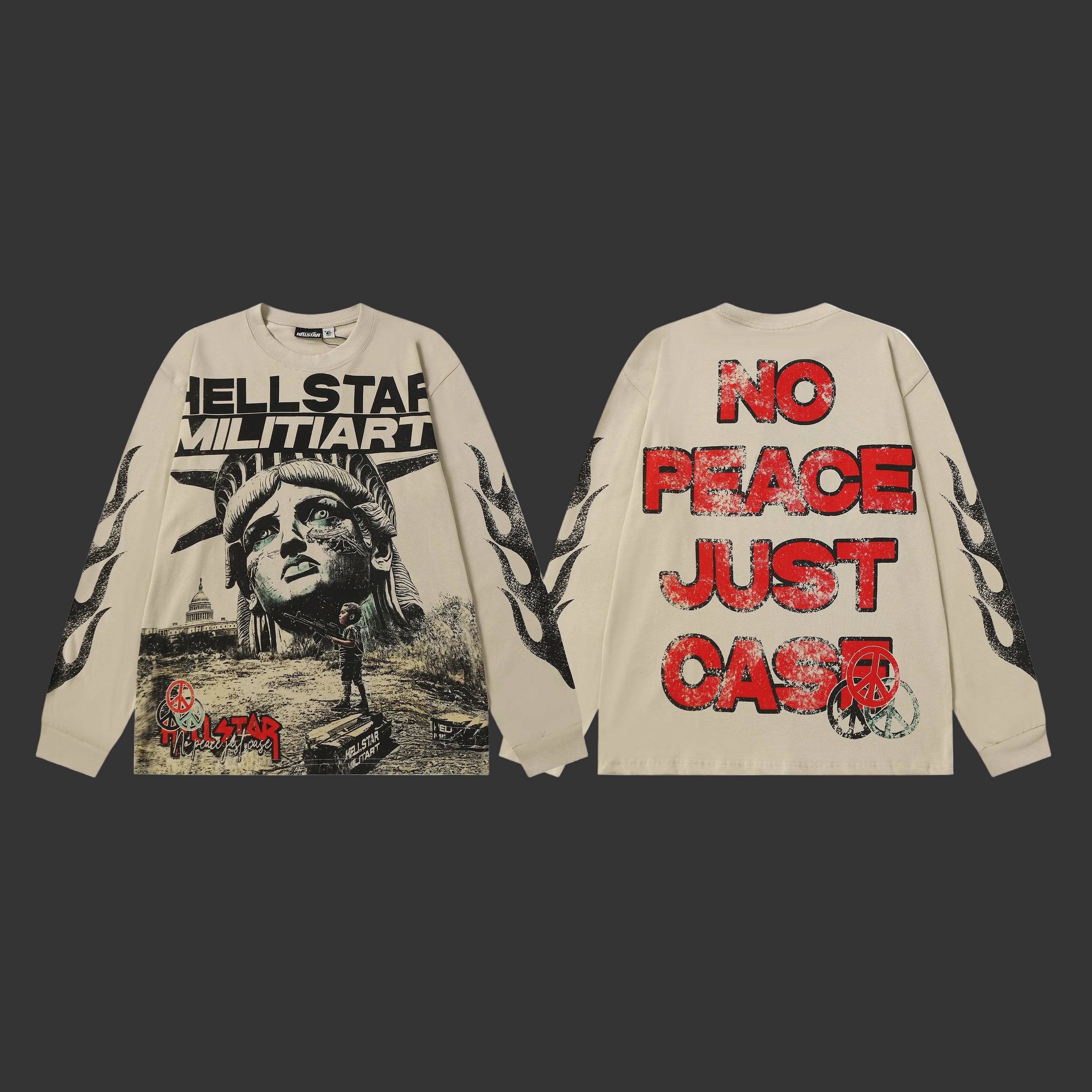 Hellstar No Peace Just Militiart Longsleeve