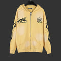 Hellstar Sun Zip-Up Hoodie ‘Yellow’