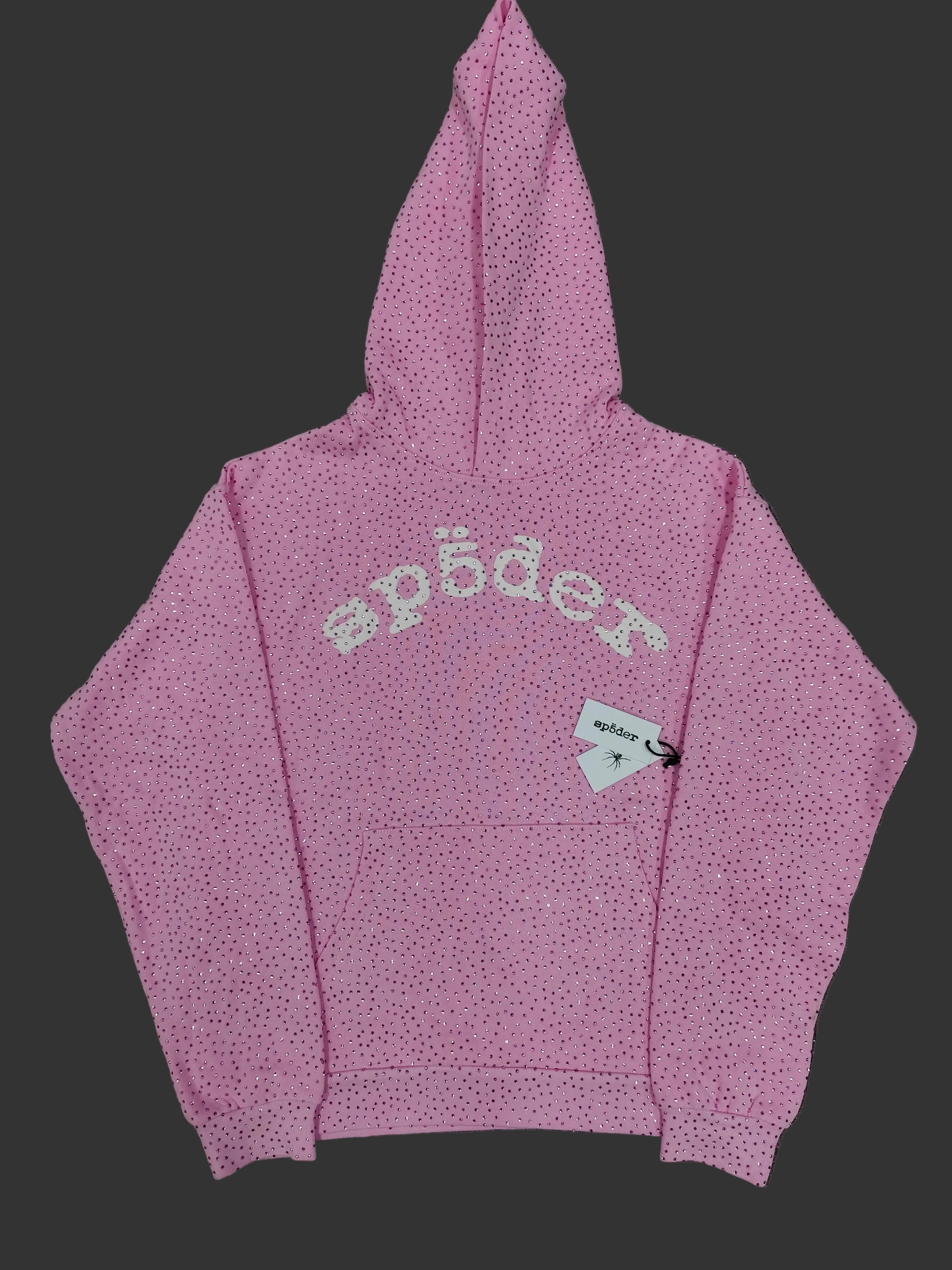Sp5der Pink VVS Hoodie