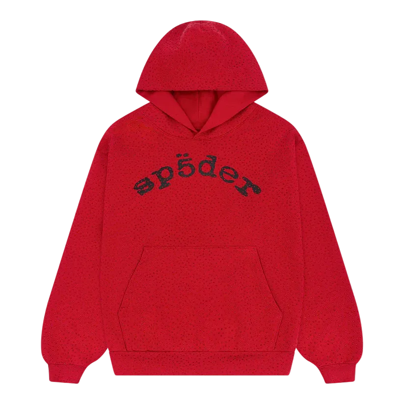 Sp5der Red VVS Hoodie